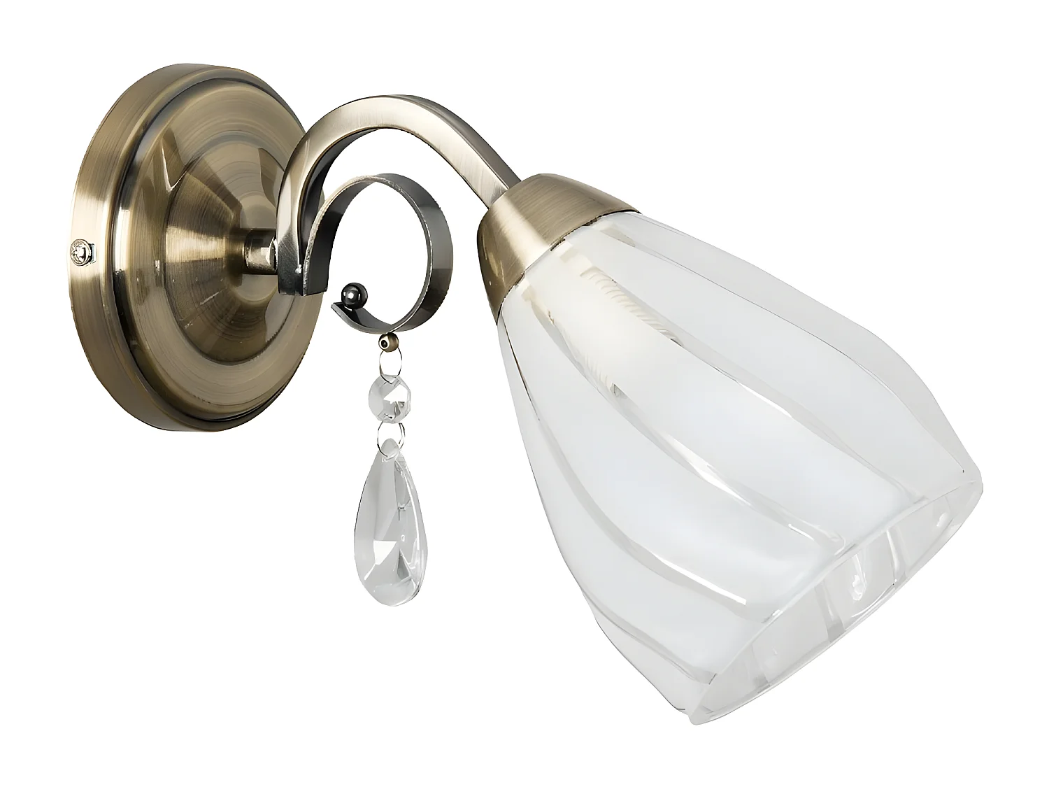 Wandlamp Gera - Messing - 25x11x18,5 cm - EPIKASA