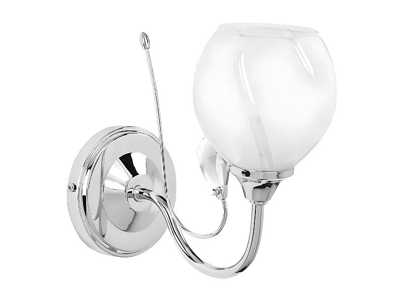 Lampa ścienna Alanis, Srebrny, 22x12x21 cm, EPIKASA