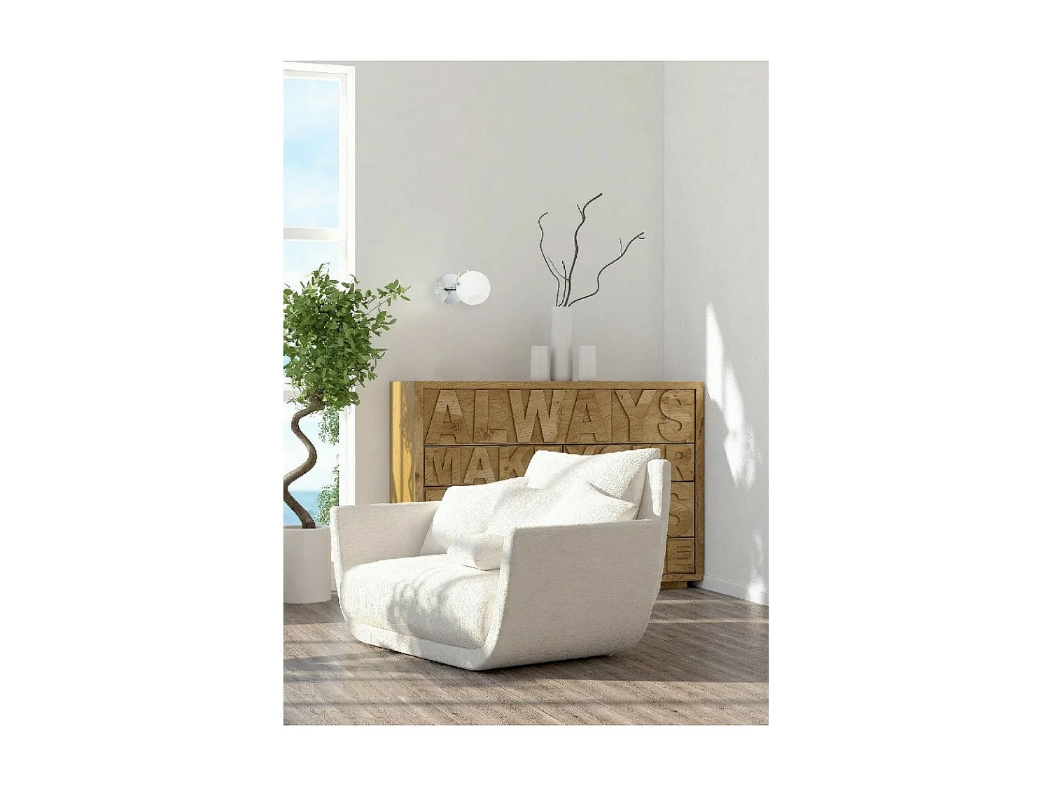 Candeeiro Ida, Prata, 12x19,5x12 cm, EPIKASA