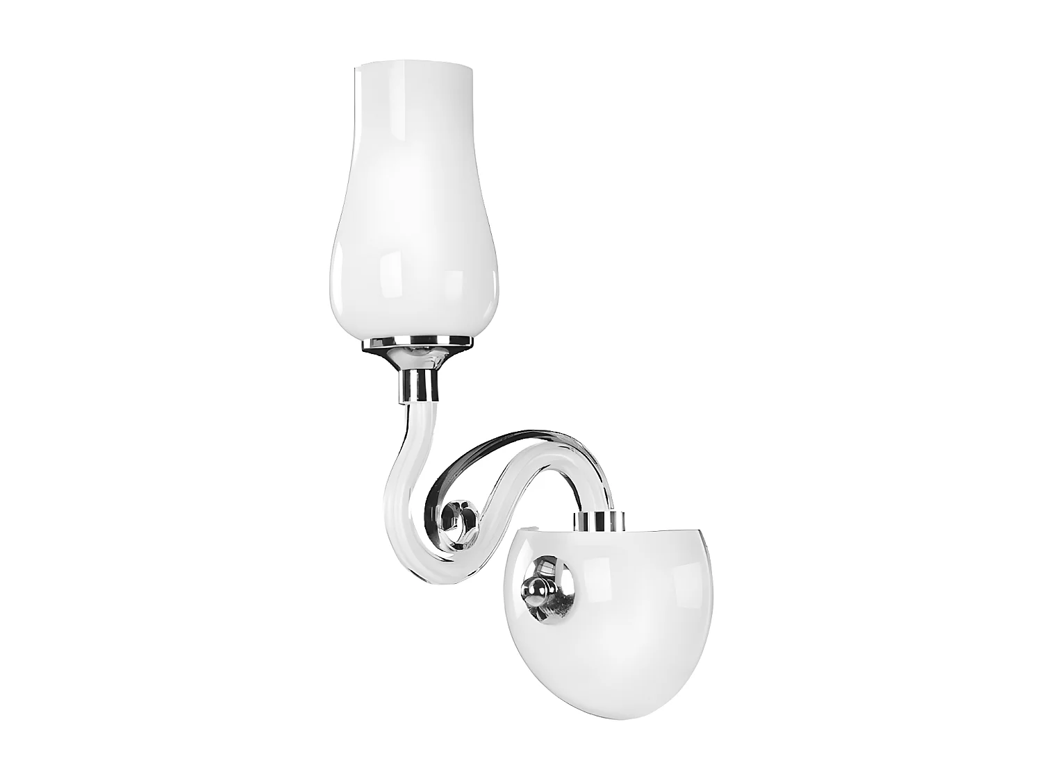 Wandlamp Lutecja - Wit - 13x13x13 cm - EPIKASA