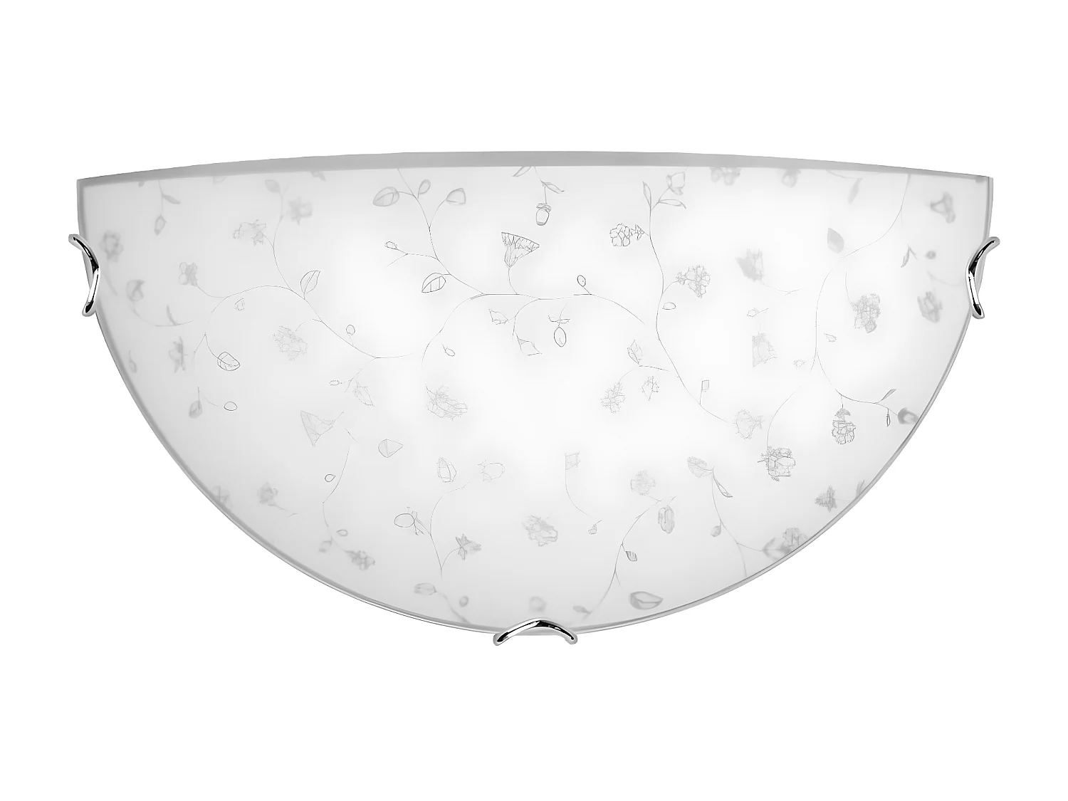 Applique Flora, Blanc, 30x9x15 cm, EPIKASA