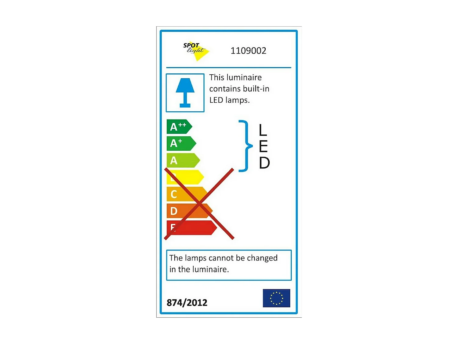 Wandlamp Sat - Wit - 22x22x0,9 cm - EPIKASA
