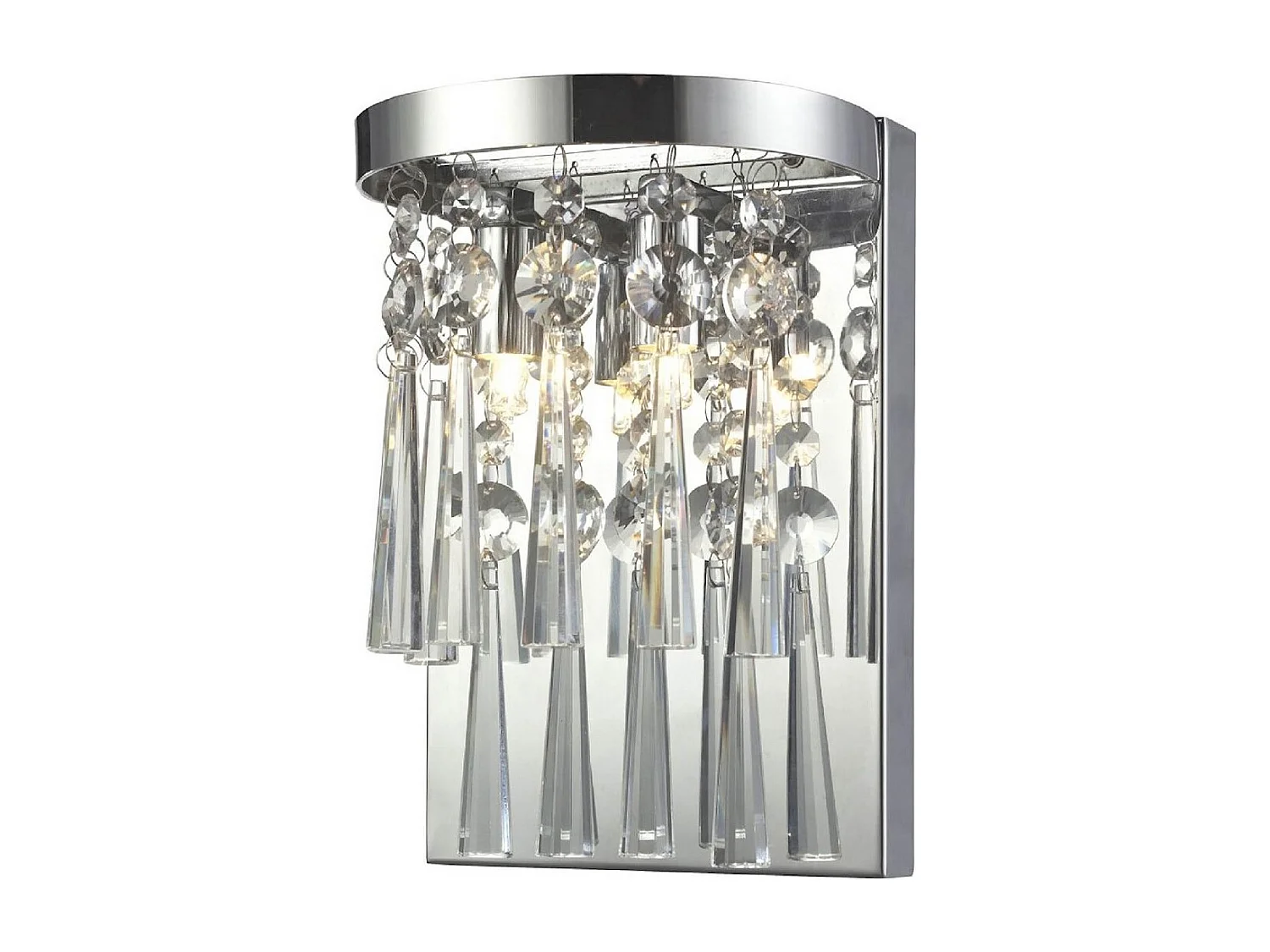 Applique Luxoria, Argent, 16x13x23 cm, EPIKASA