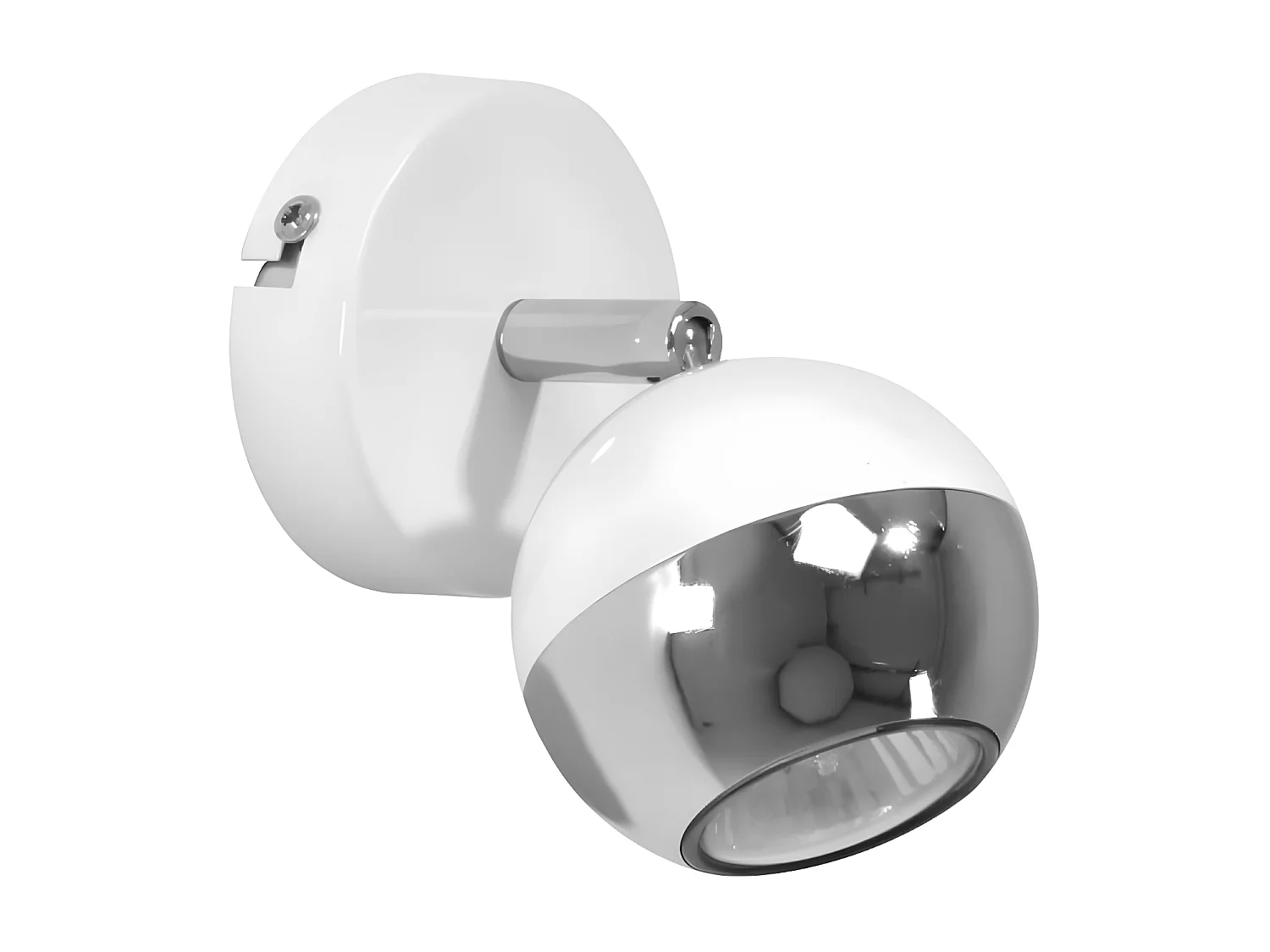 Spot d'Intérieur Bianca, Argent, 8x8x14 cm, EPIKASA