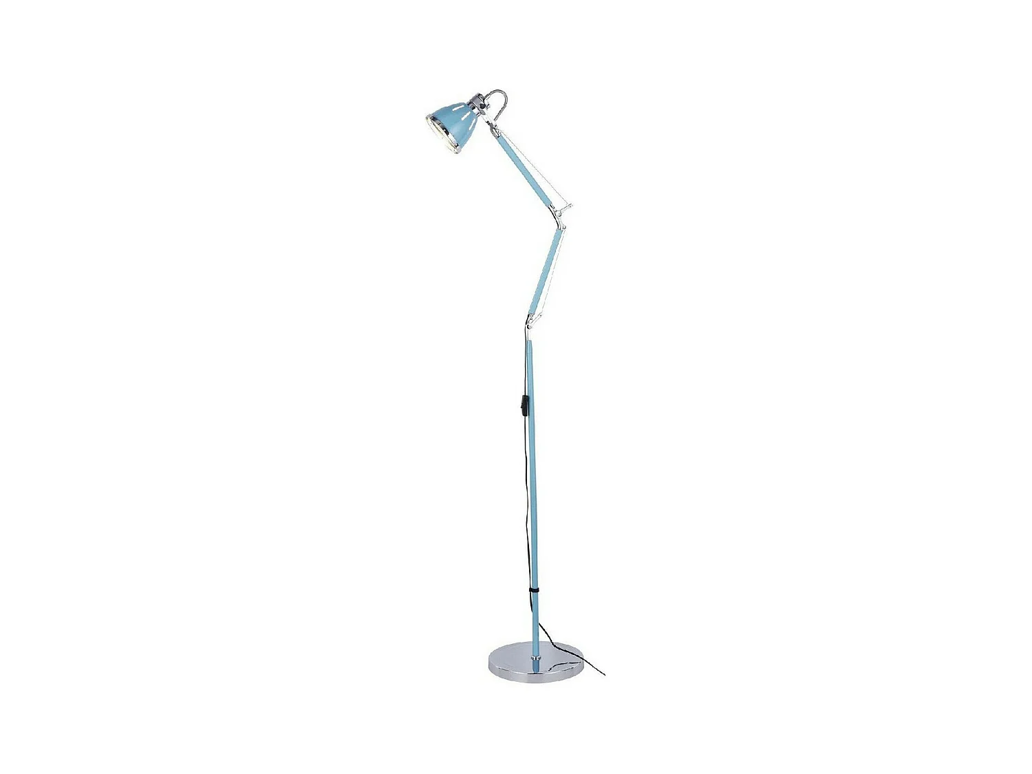 Lampadaire Jerona, Bleu, 27,5x27,5x180 cm, EPIKASA