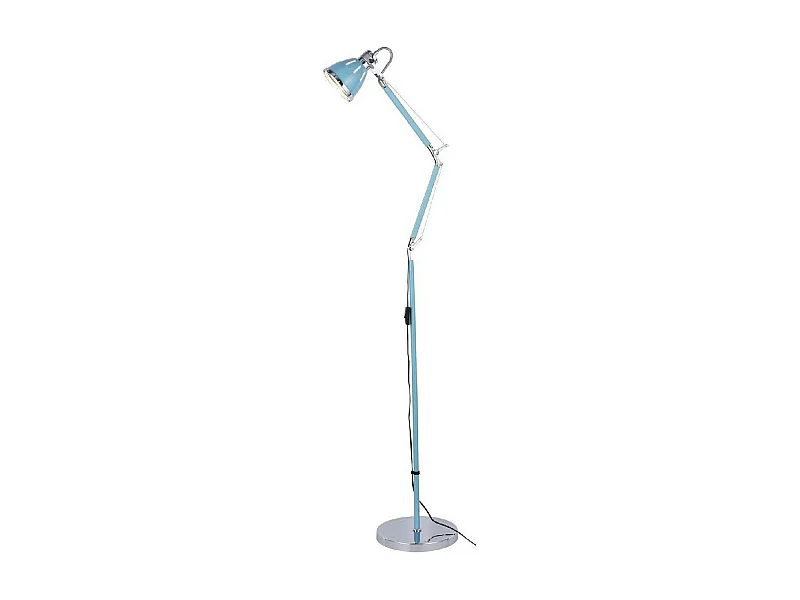 Lampadaire Jerona, Bleu, 27,5x27,5x180 cm, EPIKASA