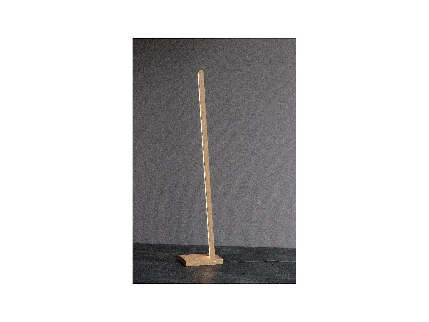 Lampada da Terra Linus, Marrone, 20x30x150 cm, EPIKASA