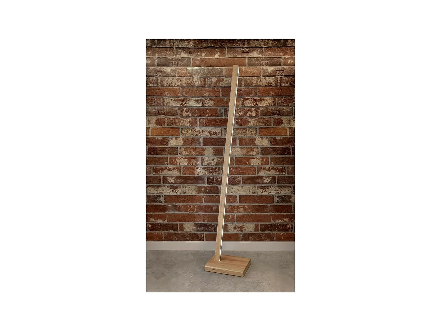 Lampada da Terra Linus, Marrone, 20x30x150 cm, EPIKASA