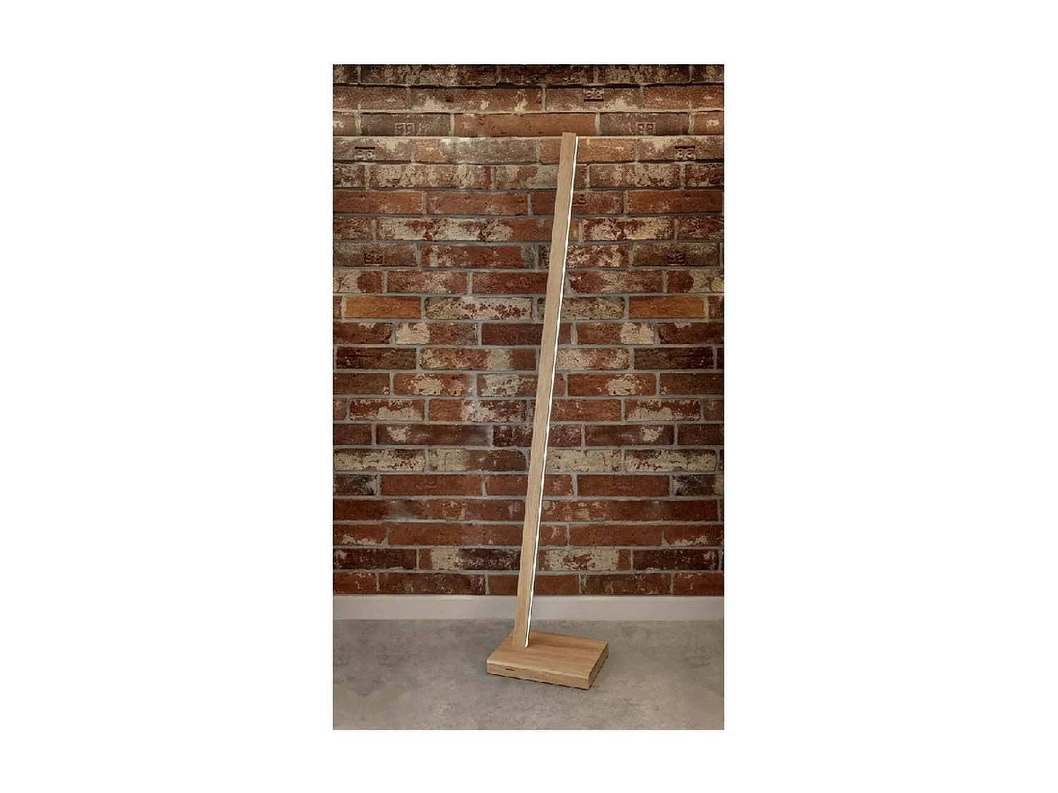 Lampadaire Linus, Marron, 20x30x150 cm, EPIKASA