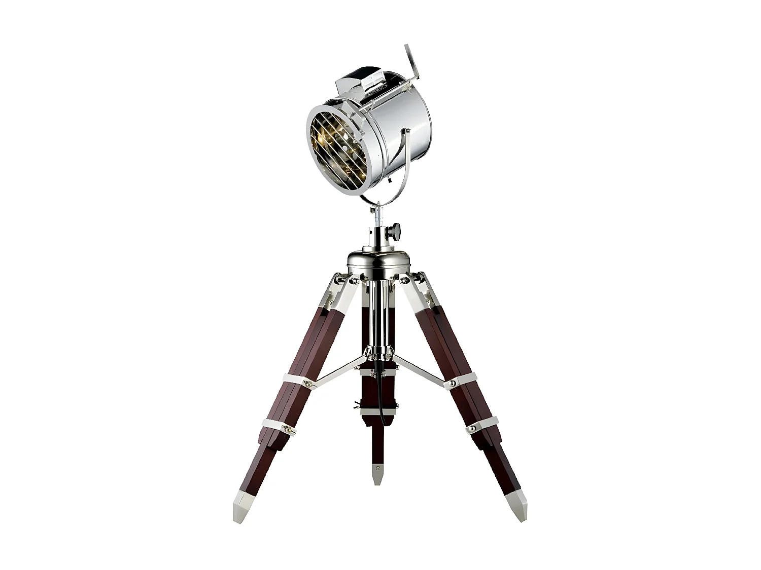 Lampa Podłogowa Film, Srebrny, 43x43x90 cm, EPIKASA