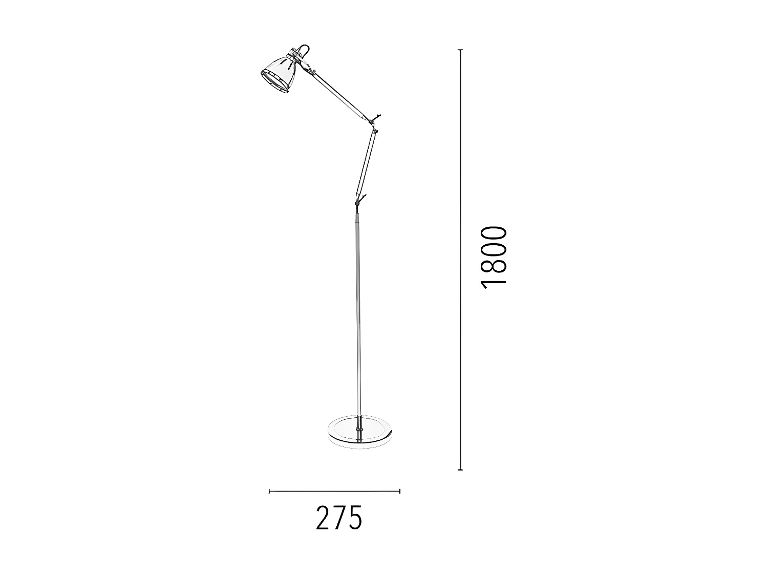 Staande Lamp Jerona - Paars - 27,5x27,5x180 cm - EPIKASA