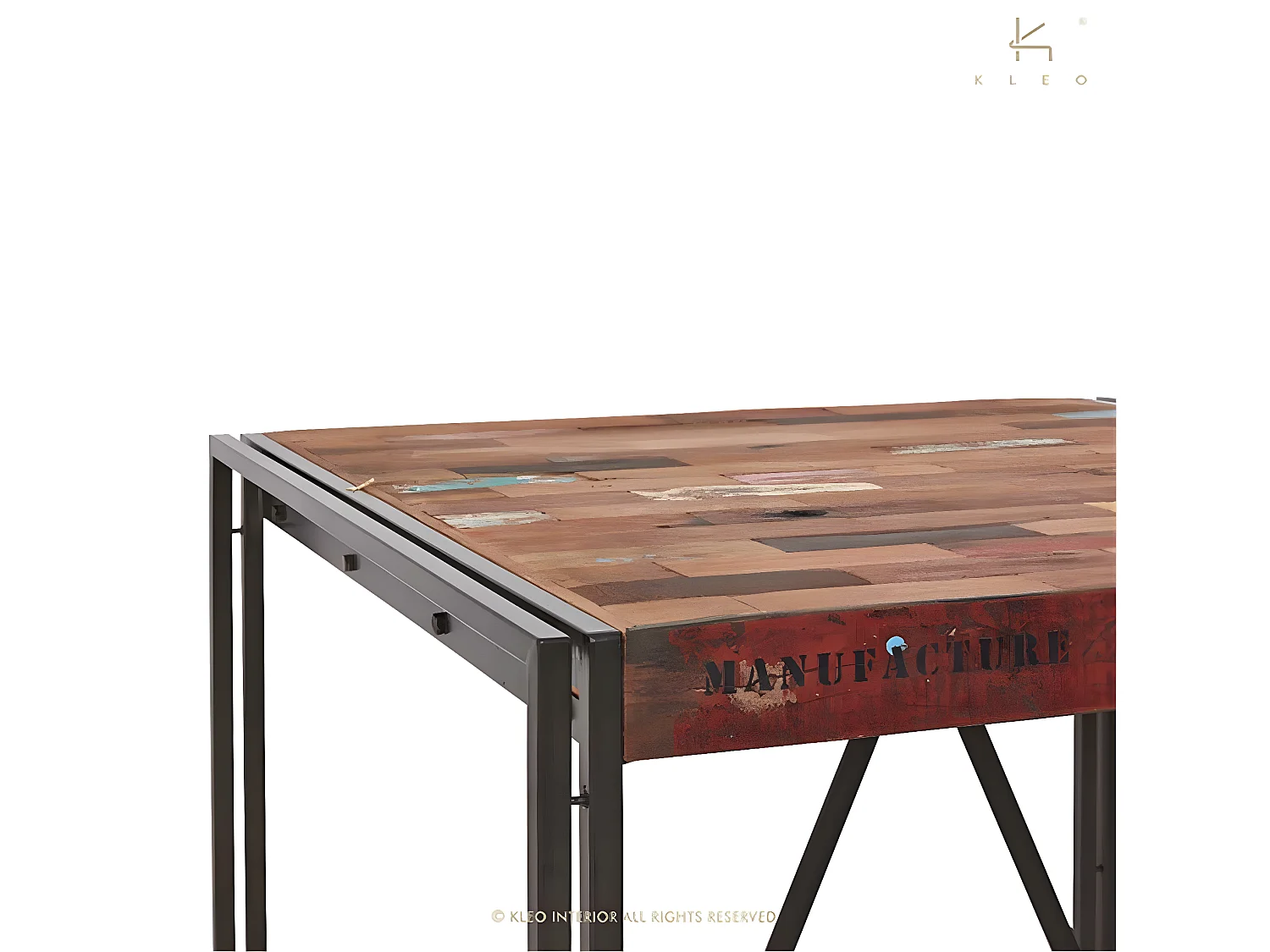 Nautical, table haute L100