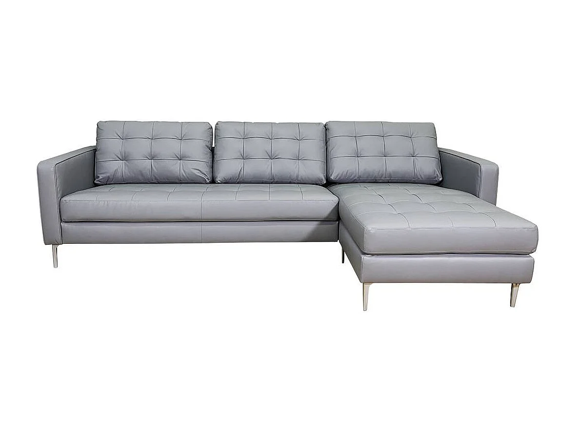 Elvis canapé d'angle droit gris
