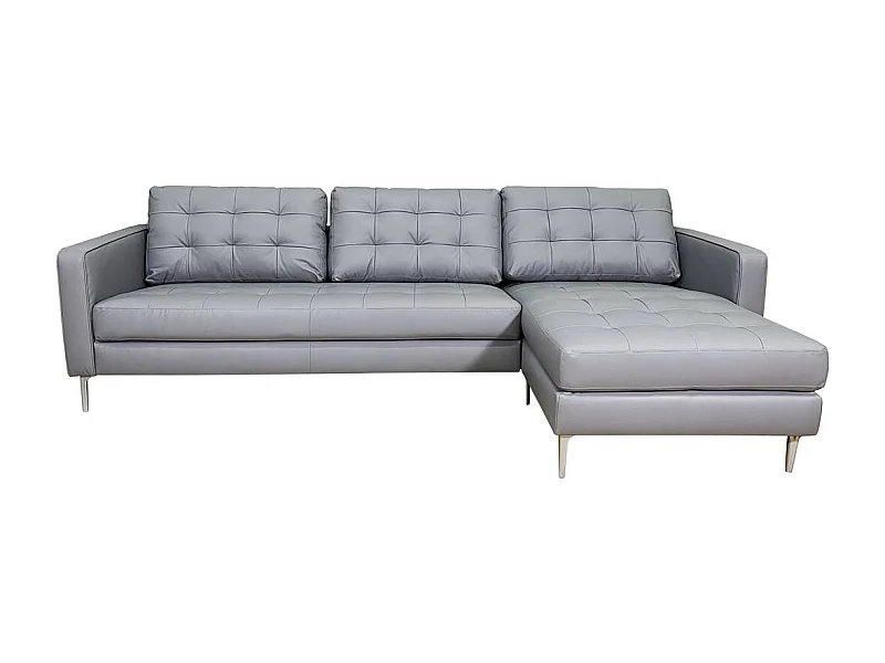 Elvis canapé d'angle droit gris