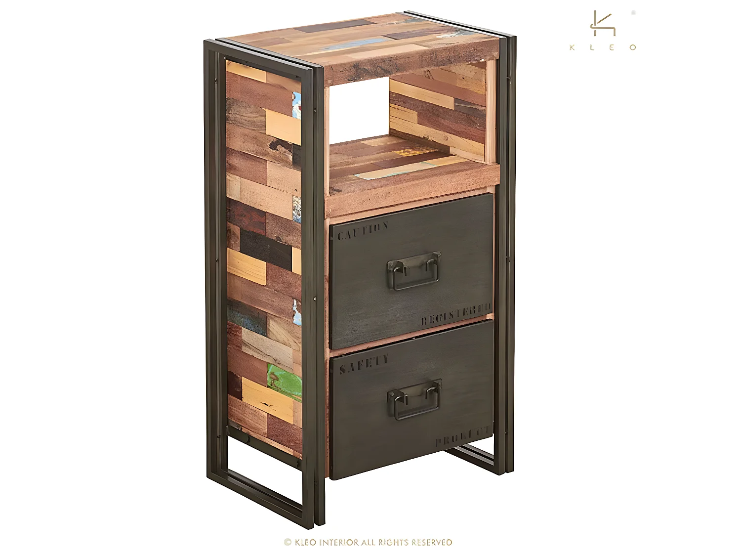 Nautical, meuble 2 tiroirs