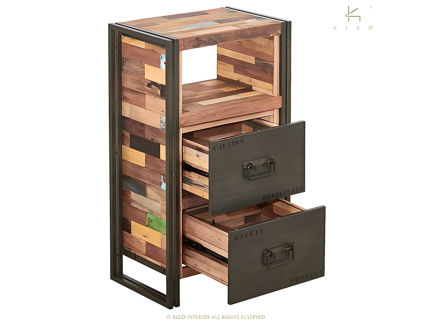 Nautical, meuble 2 tiroirs