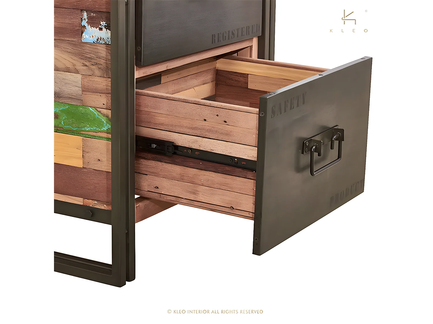 Nautical, meuble 2 tiroirs