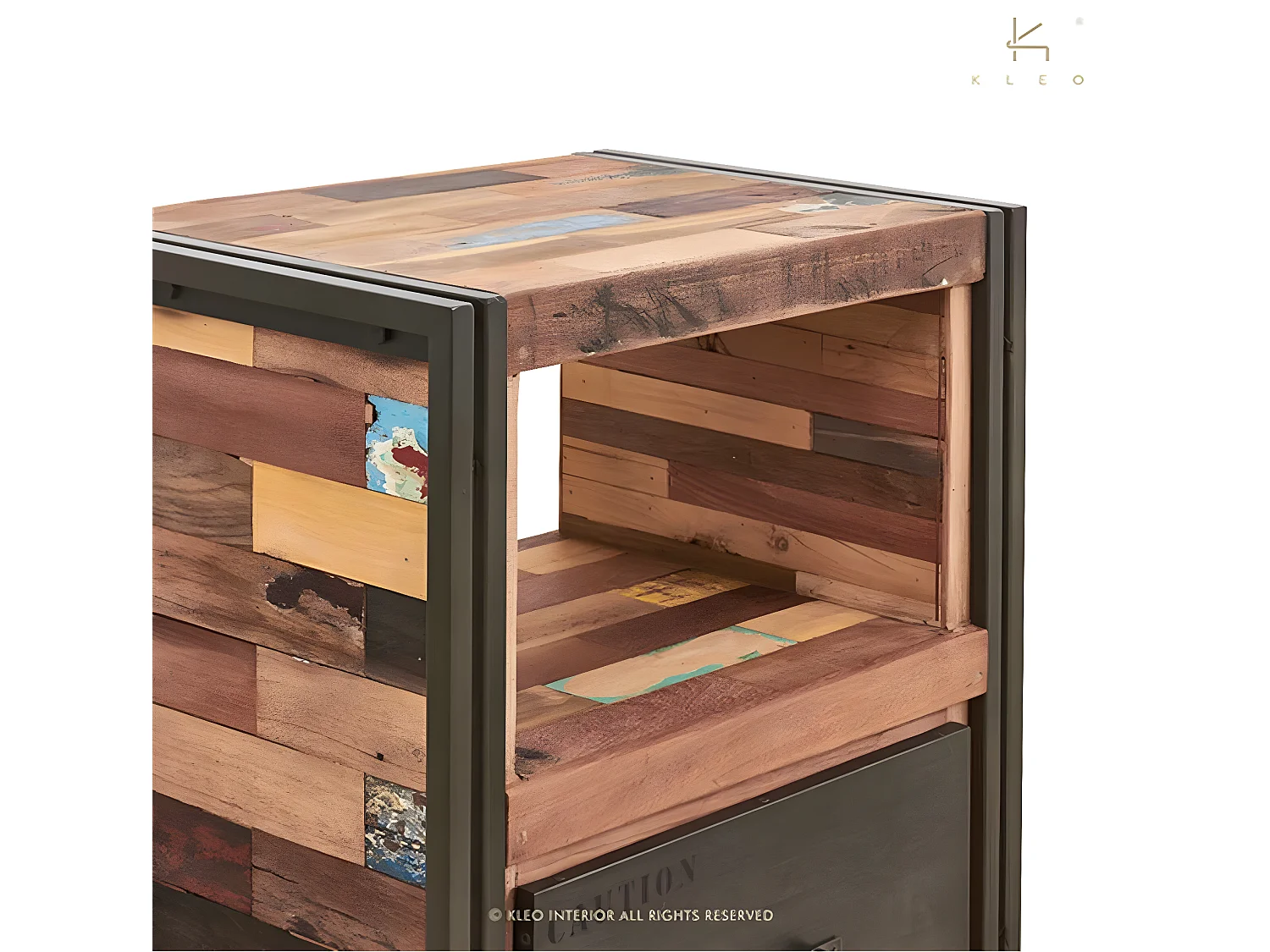 Nautical, meuble 2 tiroirs