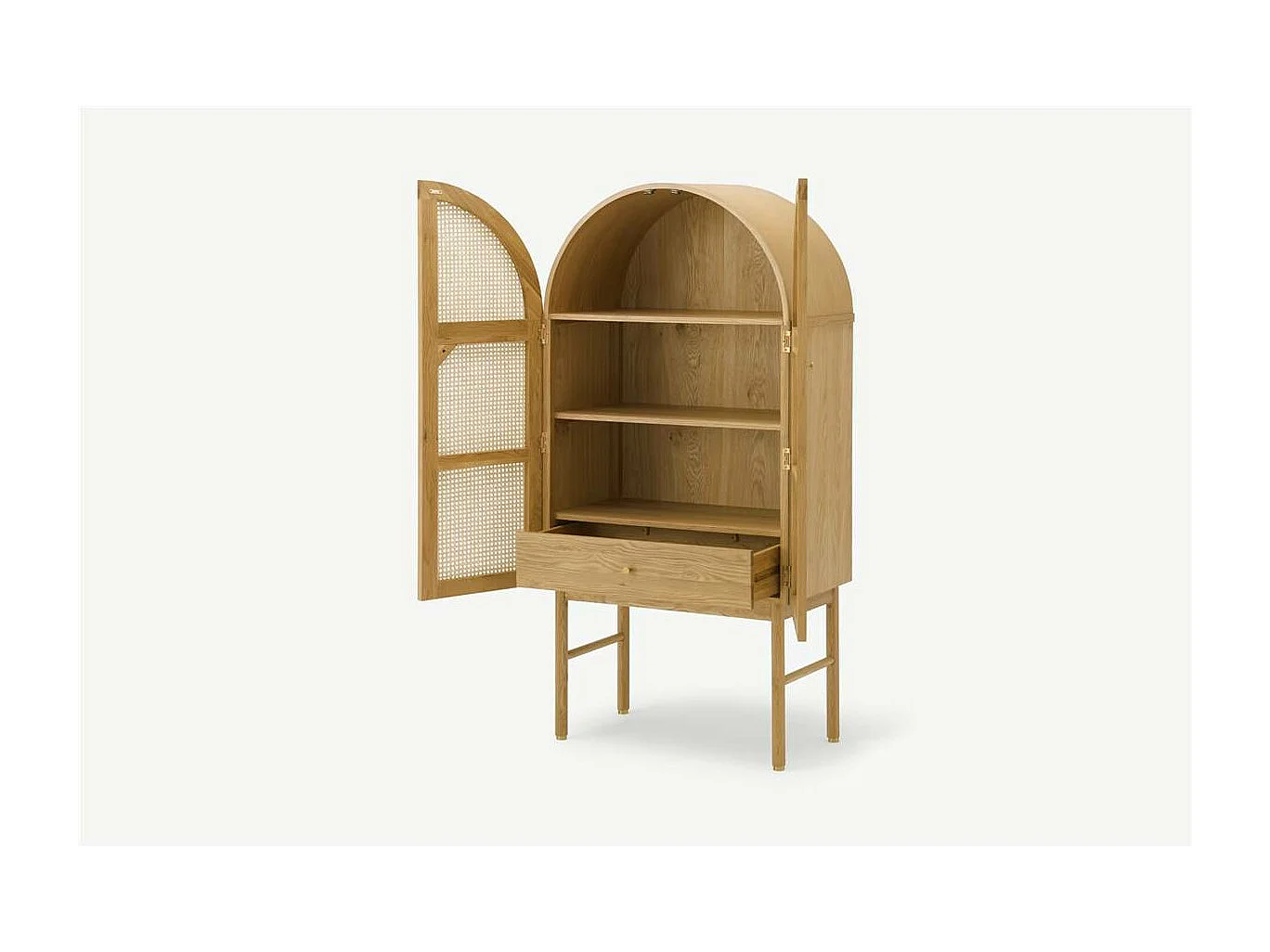 Ankhara armoire rotin naturel
