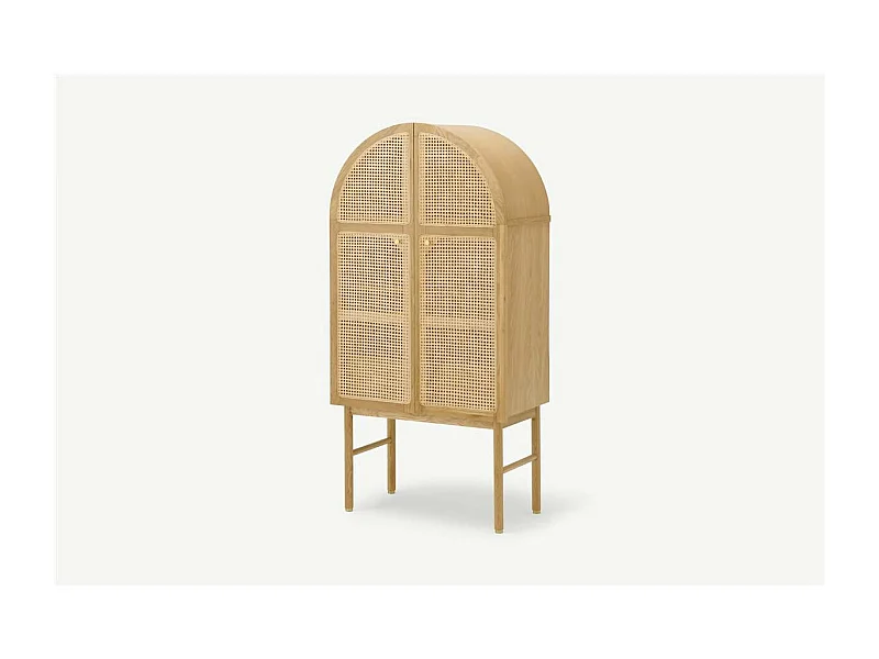 Ankhara armoire rotin naturel