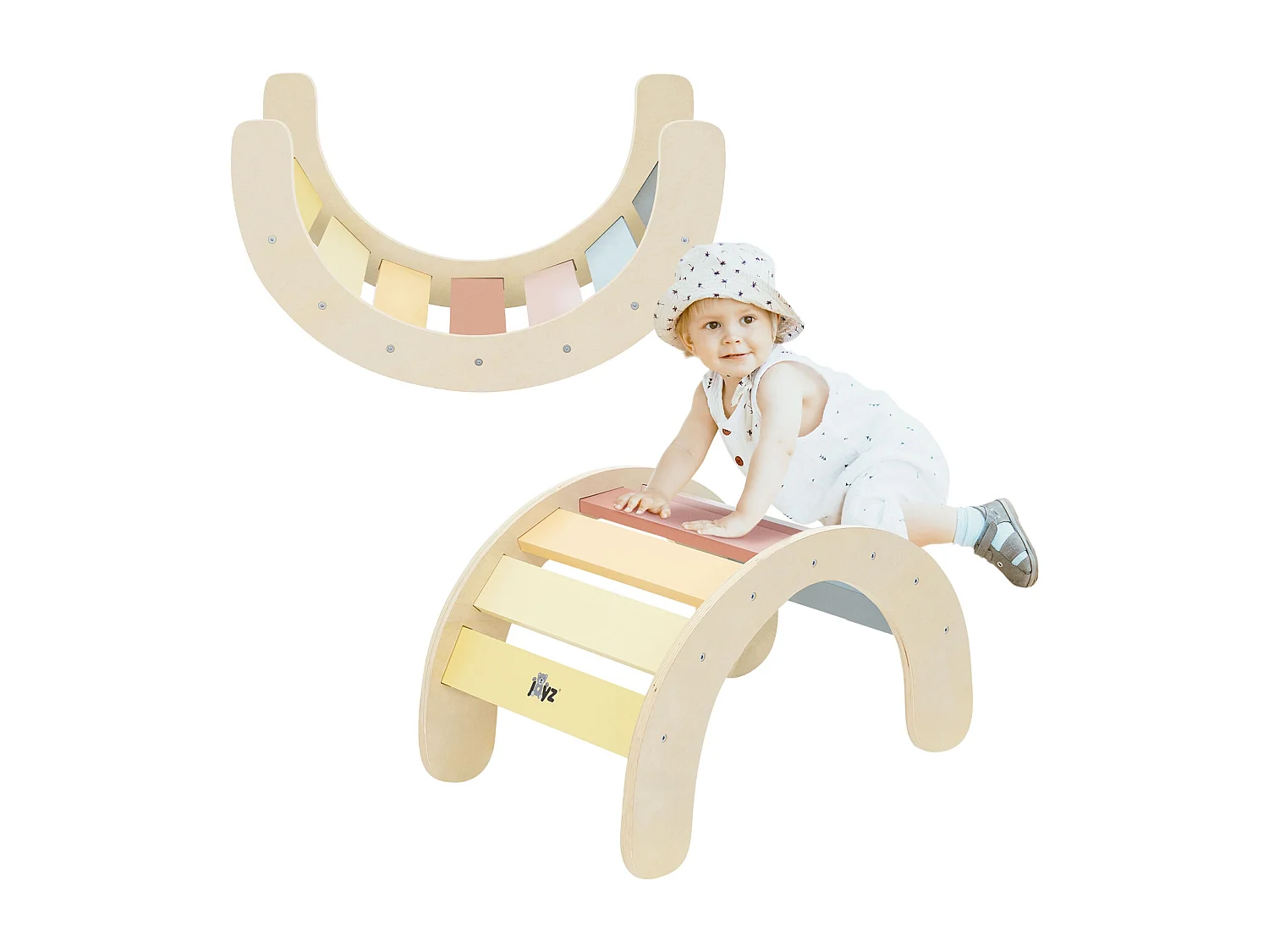 Arco de Escalada Niños Trepador Juguete Montesorri Madera Motricidad