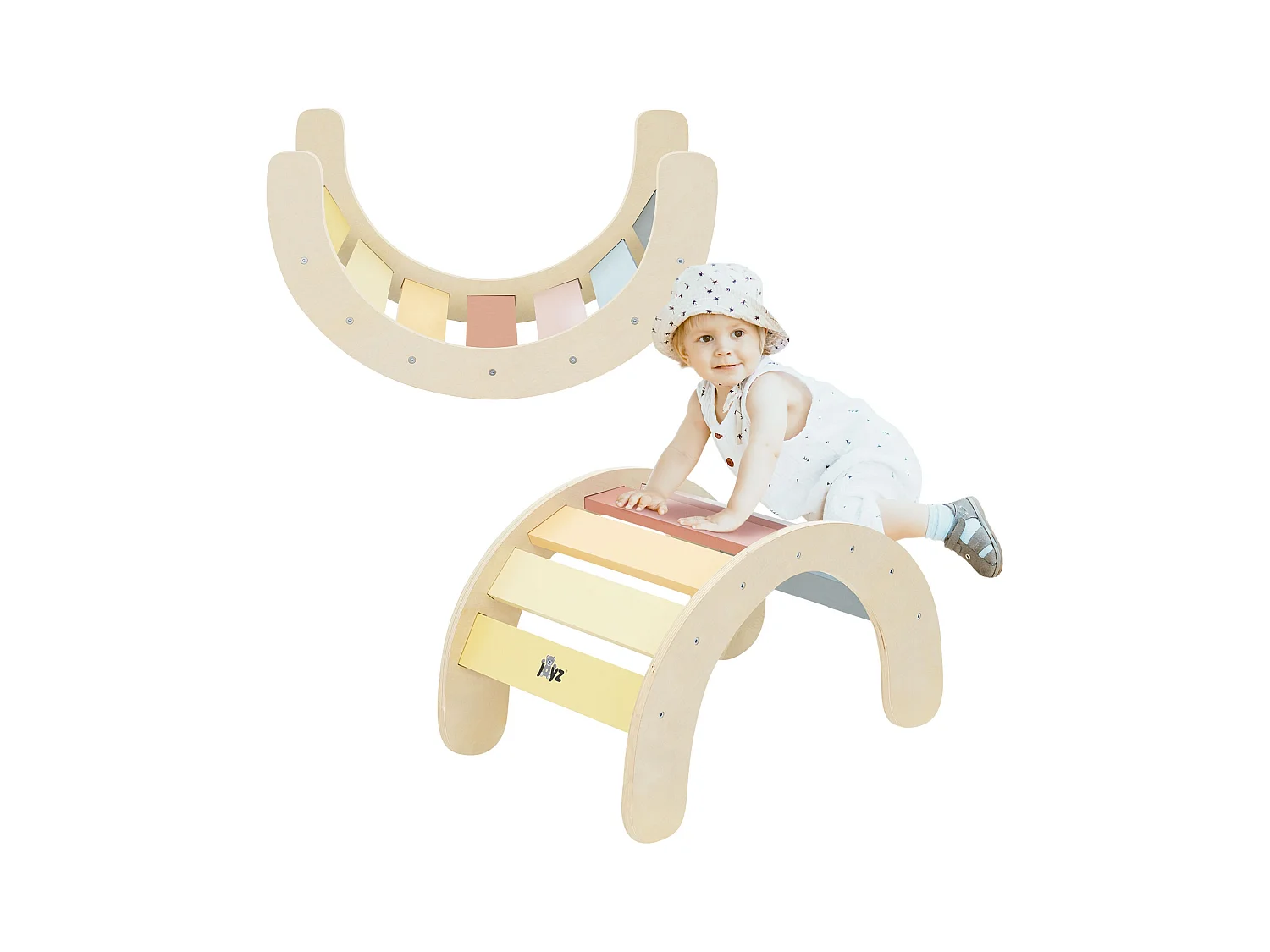 Arc à grimper Enfants Jouets Montesorri Bois Motricité