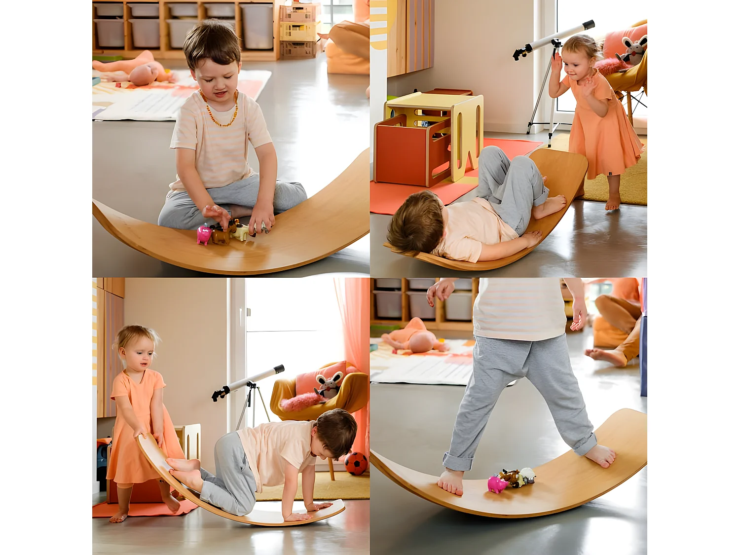 Planche d'équilibre Montessori enfant - PLEBO