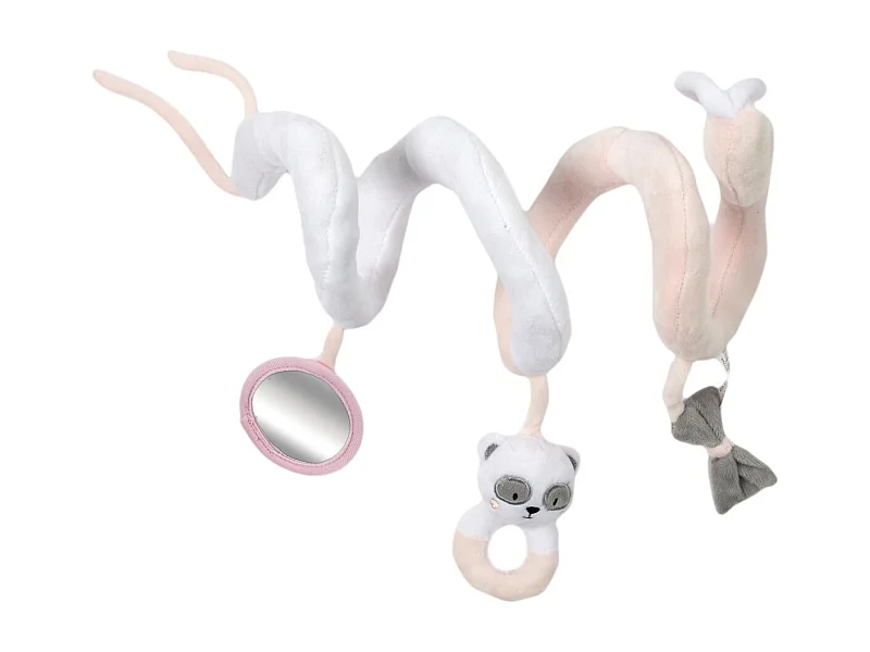 Spirale d'Activités pour Bébé "Panda" 28cm Rose