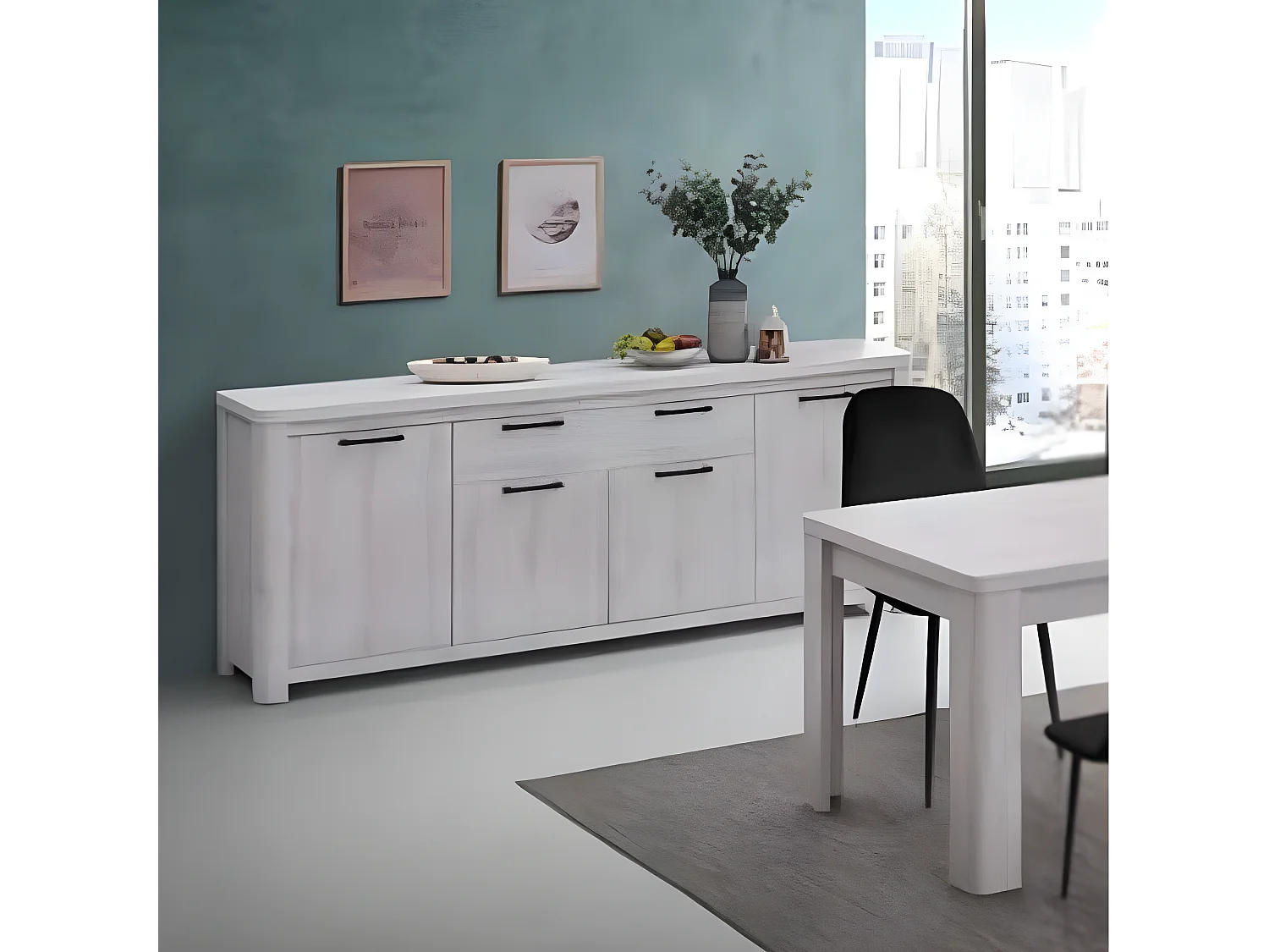 Buffet 4 portes 1 tiroir Olivos