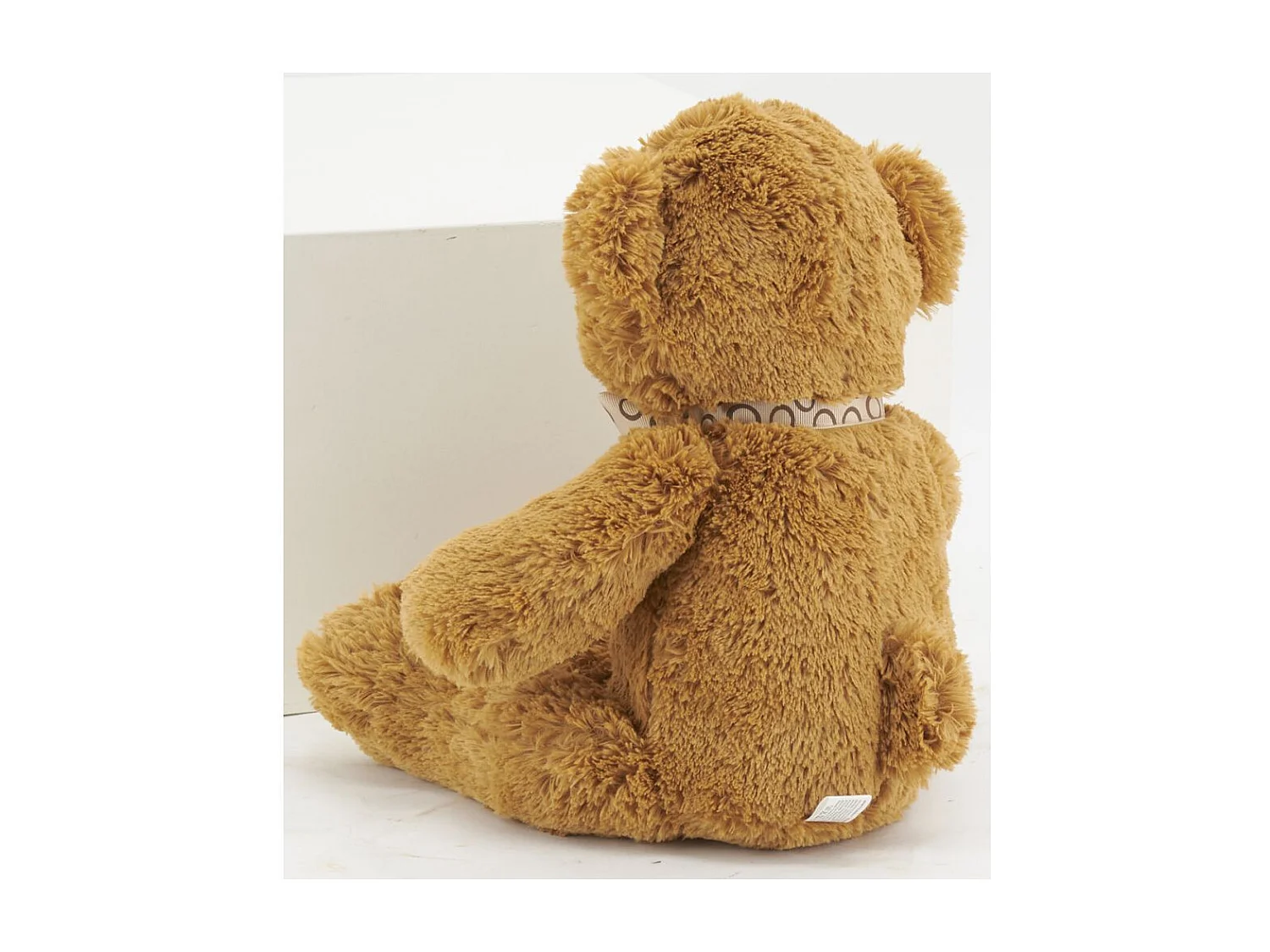 Peluche ours en acrylique brun 30 cm