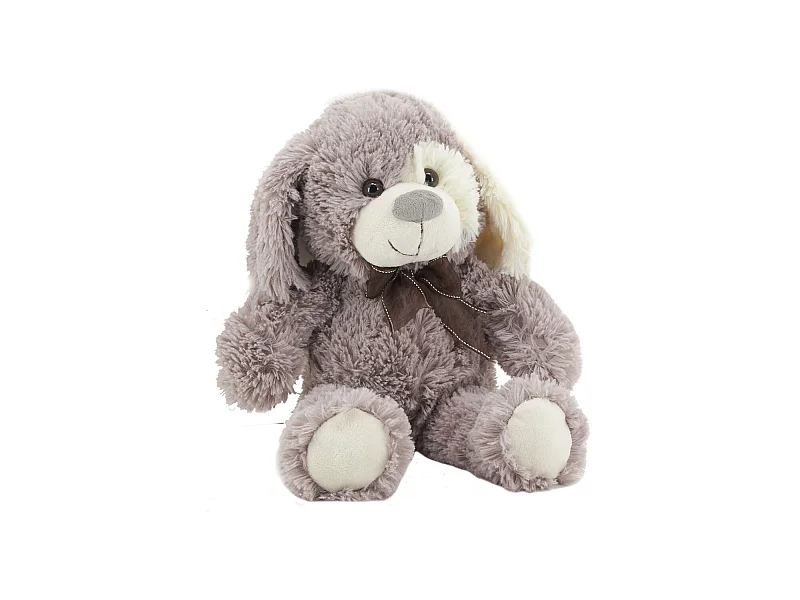 Plüschtier Hund aus grauem Acryl 30 cm