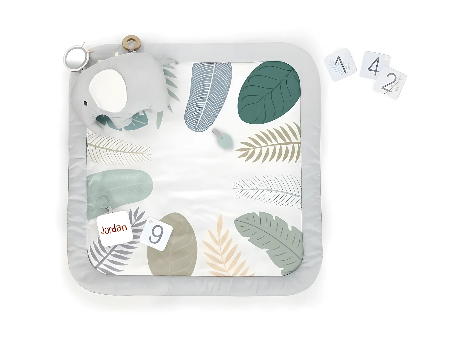 Tapis d'éveil INGENUITY Sprout Spot - Evolutif - 12 cartes évolutives - 7.62 x 102 x 102 cm - Multicolore - Des la naissance