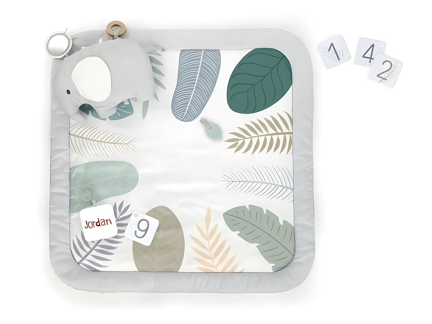 Tapis d'éveil INGENUITY Sprout Spot - Evolutif - 12 cartes évolutives - 7.62 x 102 x 102 cm - Multicolore - Des la naissance