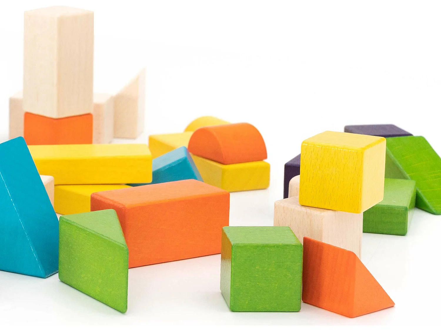 Giocattolo di Costruzione Educativo Montessori Robincool Foster con 54 Pezzi in Legno Ecologico