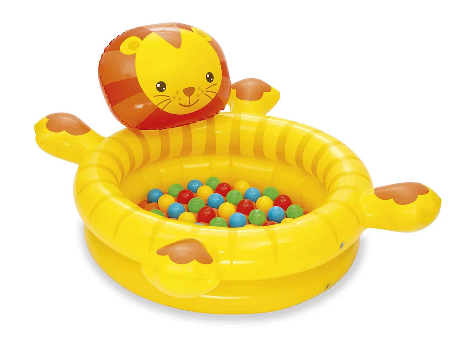 Piscine à Boules de Couleurs pour Enfants Bestway Lion 111x98x61,5 cm