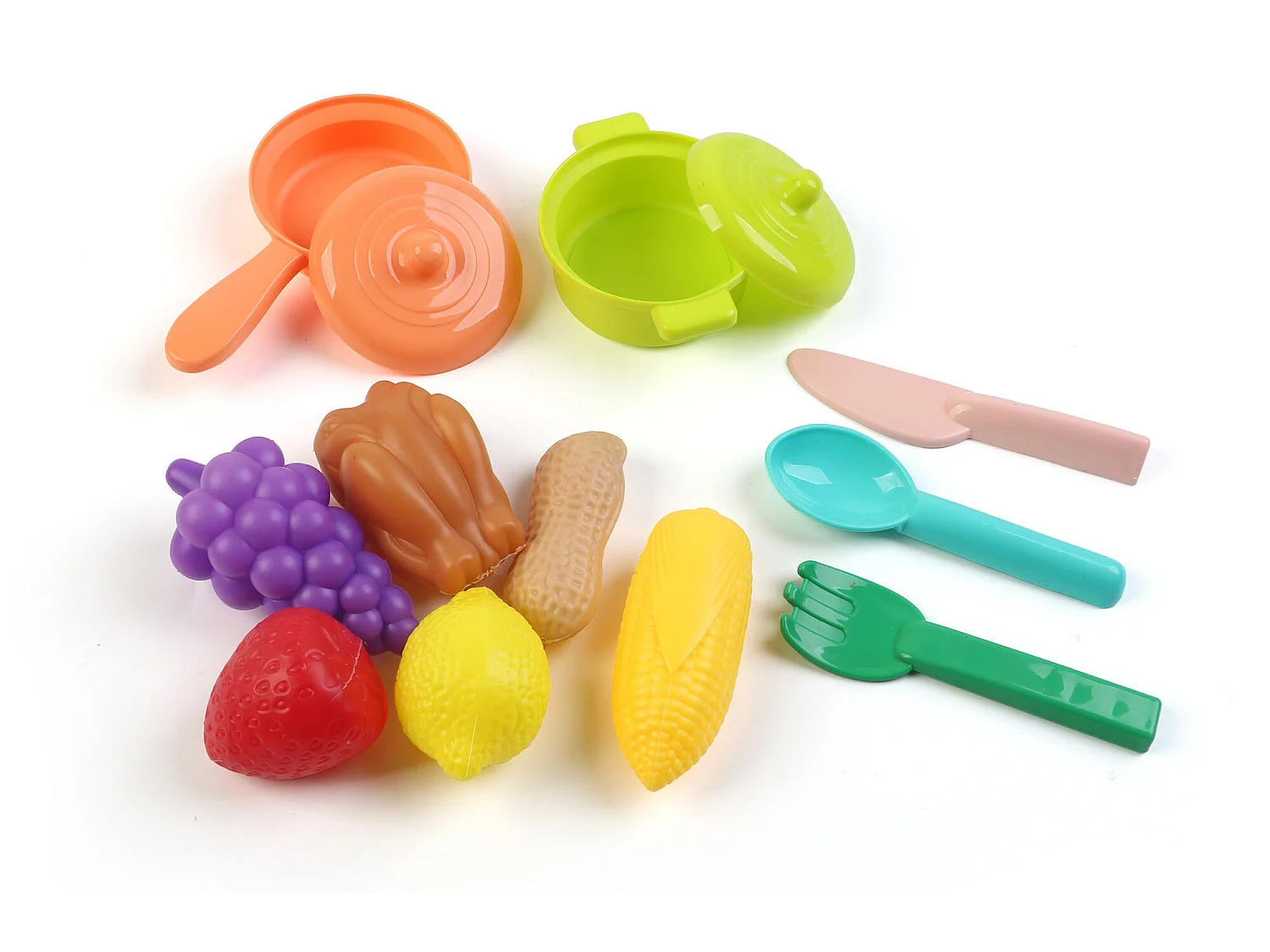 Cucina Giocattolo 2in1 Carrello della Spesa e Rubinetto Robincool Coocking Set 29x13x31 cm Colore Blu 11 Accessori