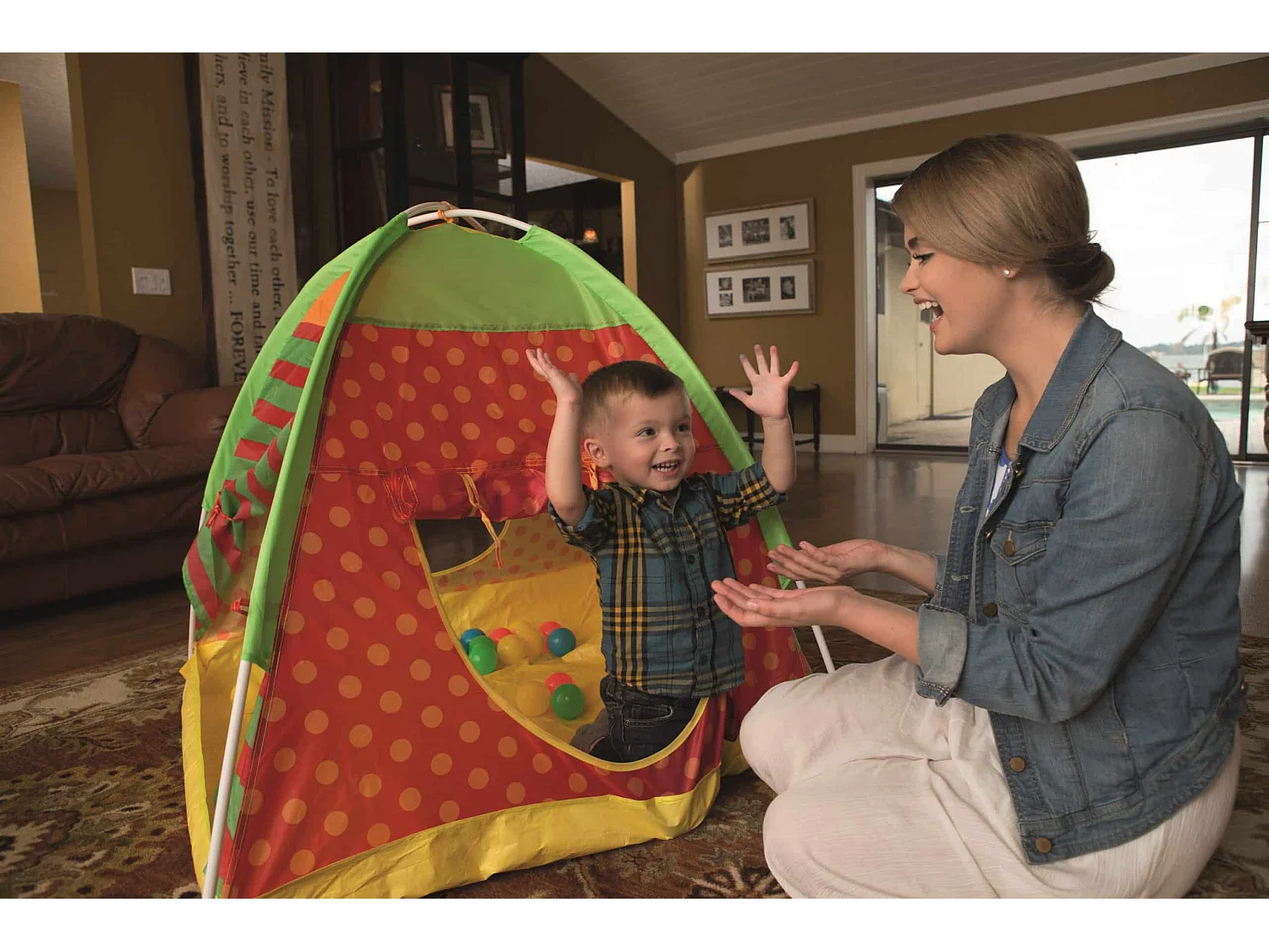 Piscina de Bolas Play Land 112x112x90 cm