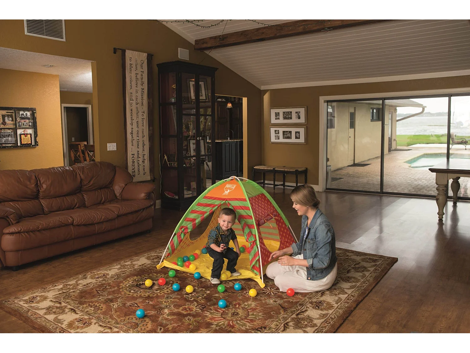 Piscina de Bolas Play Land 112x112x90 cm