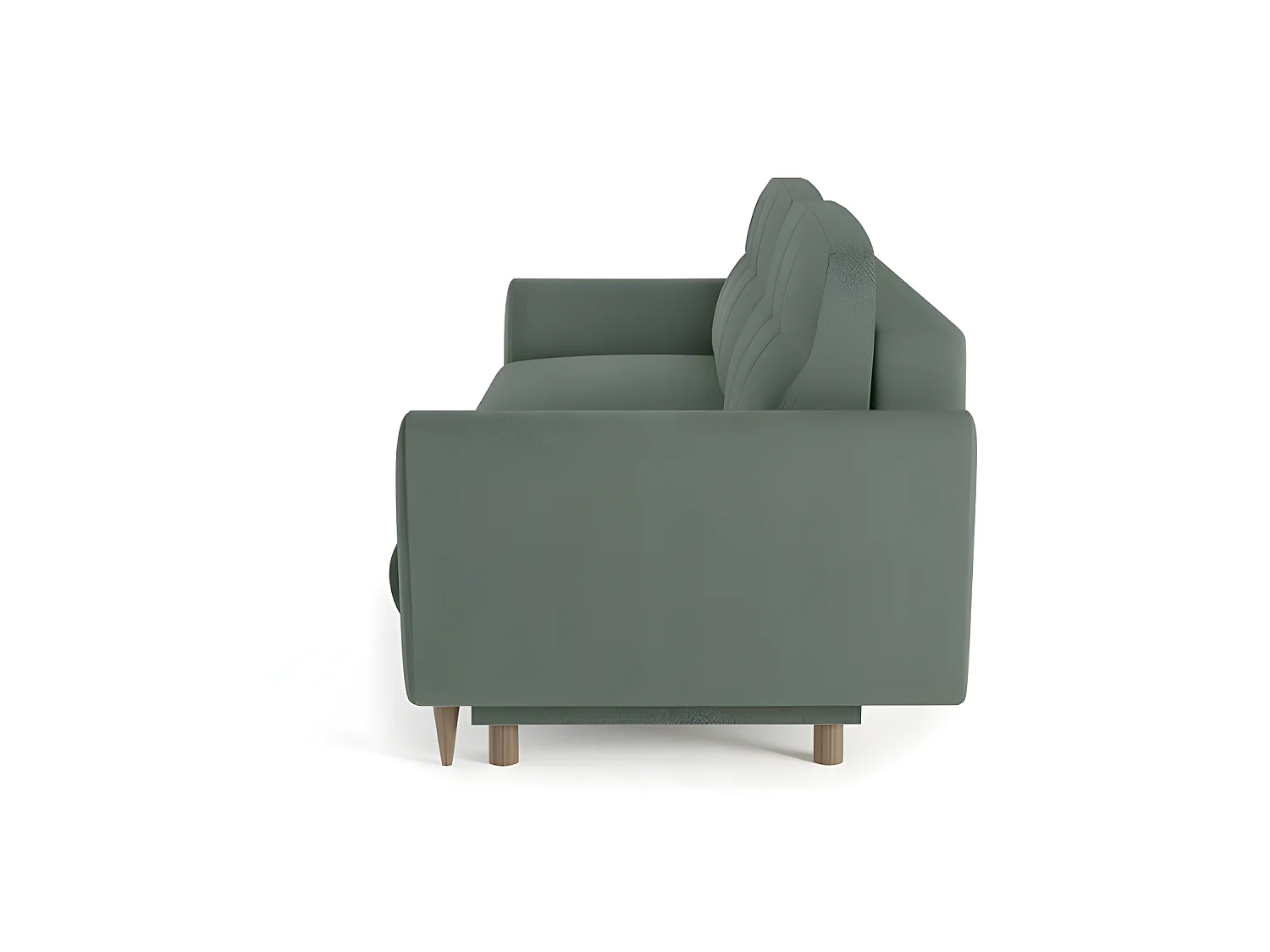 Canapé convertible 3 places tissu DAKKA NEVE34 235x98cm nuances vert