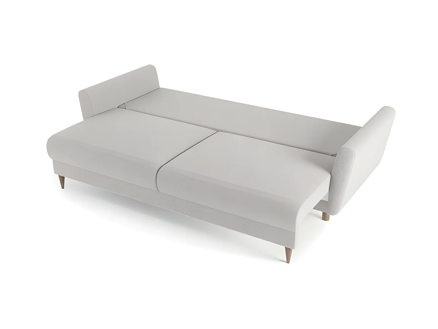 Canapé convertible 3 places tissu DAKKA NEVE03 235x98cm gris/beige