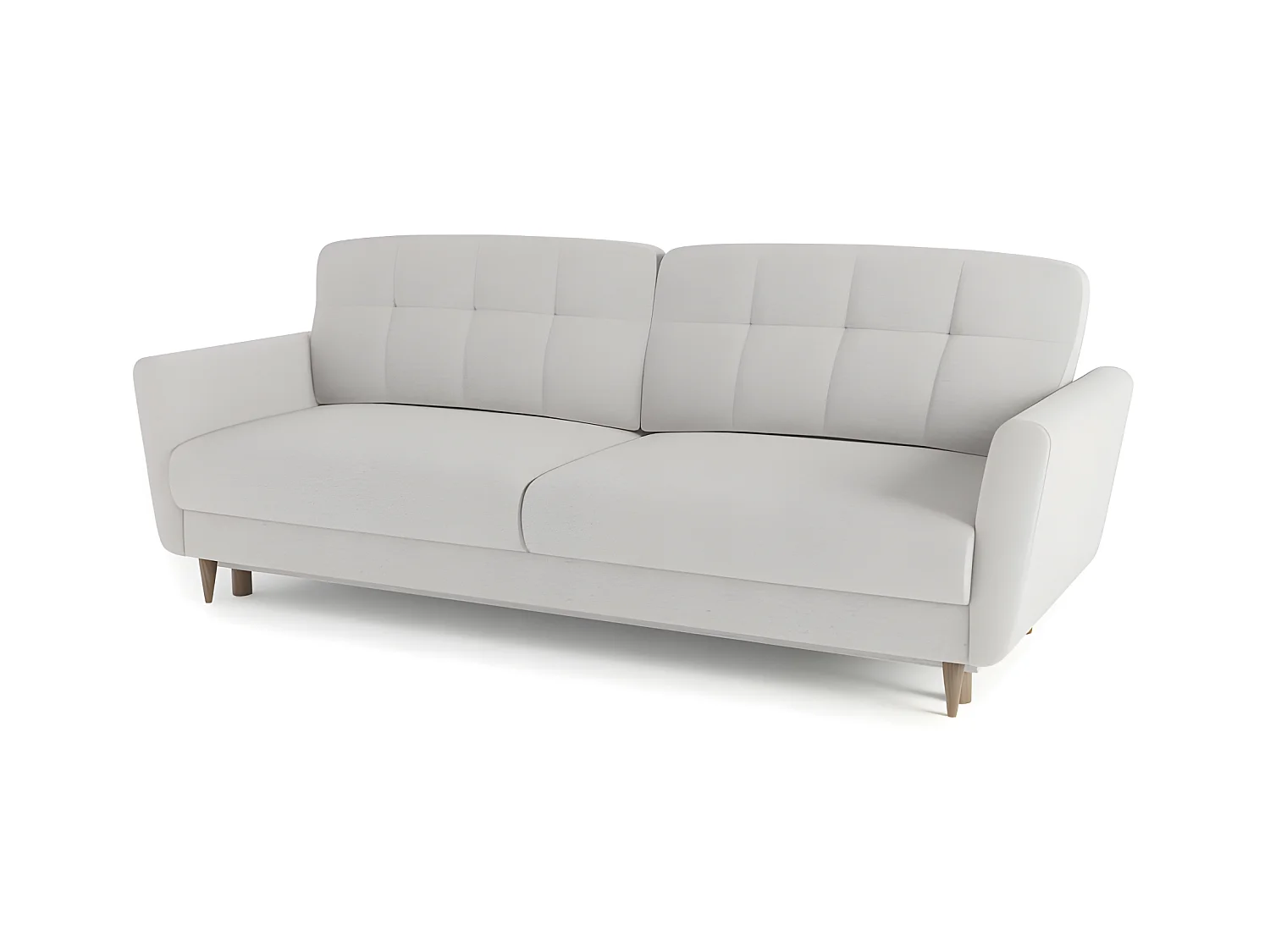 Canapé convertible 3 places tissu DAKKA NEVE03 235x98cm gris/beige