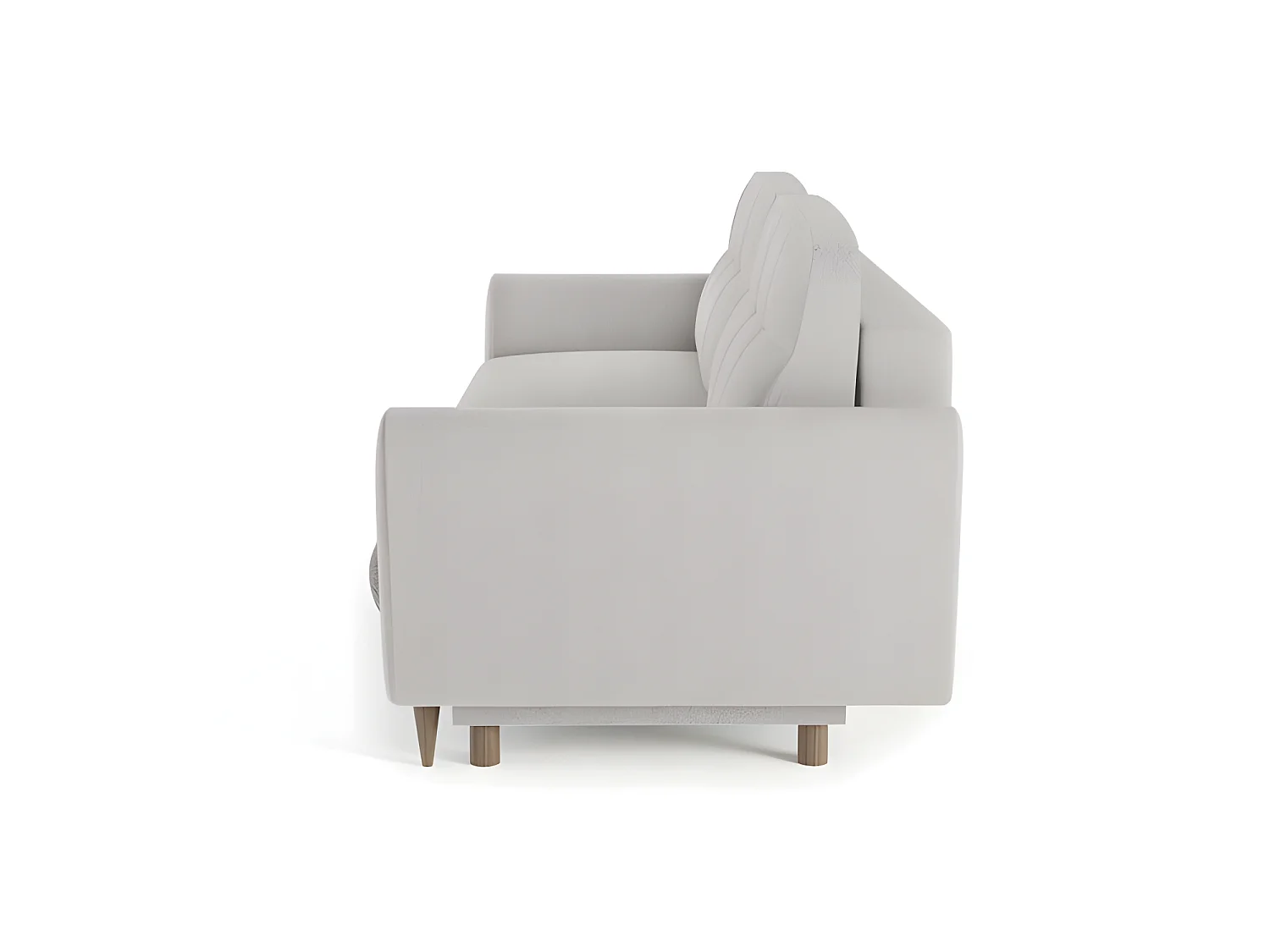 Canapé convertible 3 places tissu DAKKA NEVE03 235x98cm gris/beige