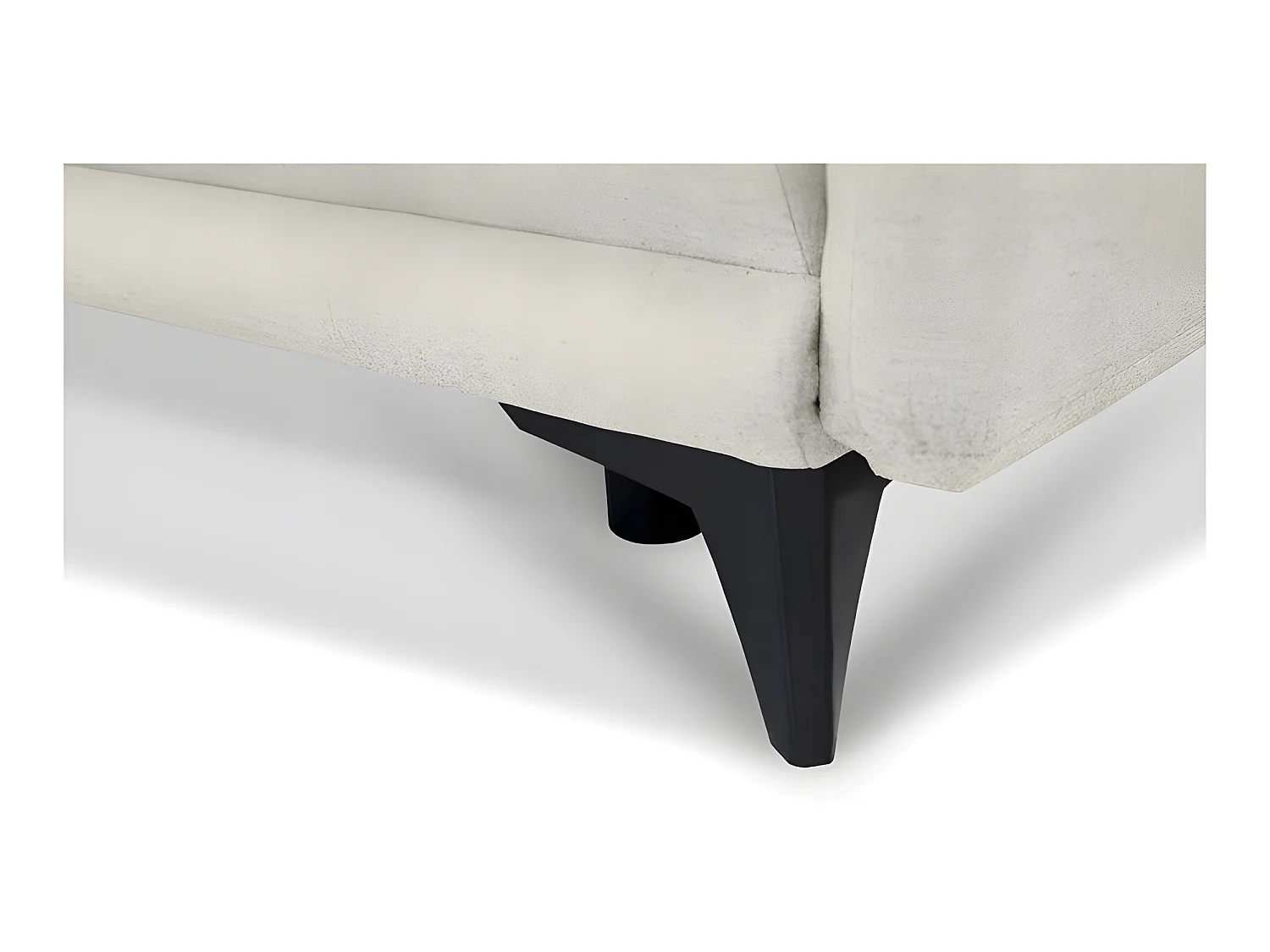 Canapé convertible 3 places tissu ROZI 3DL03 210x99cm Beige clair