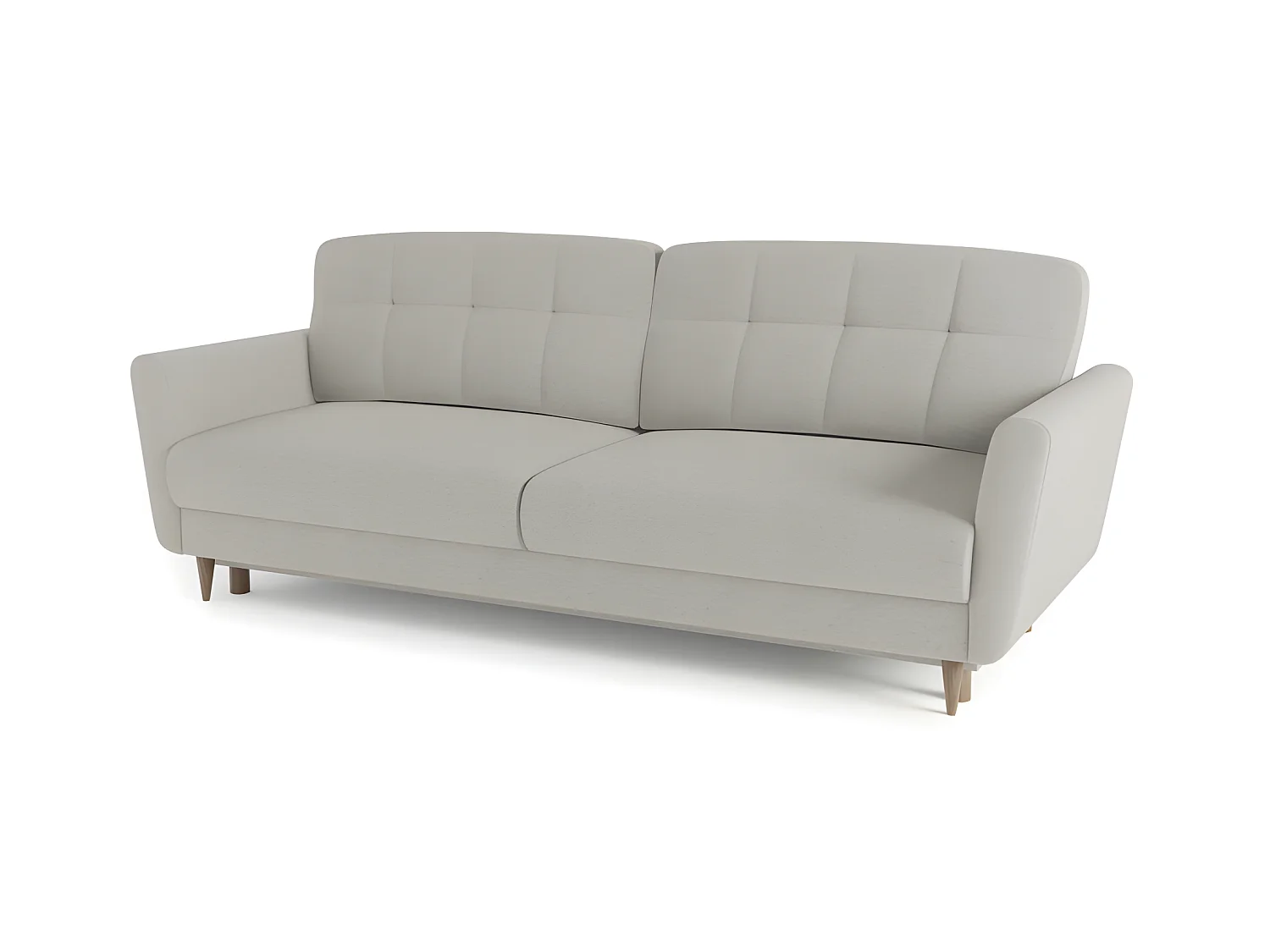 Canapé convertible 3 places tissu DAKKA NEVE13 235x98cm gris