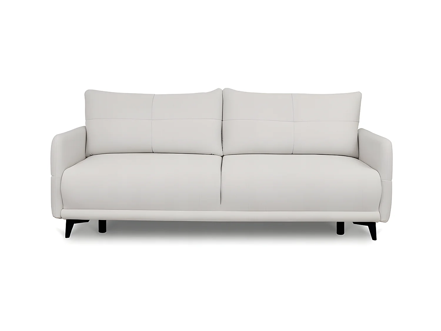 Canapé convertible 3 places tissu ZATEN NEVE03 210x99cm Beige clair