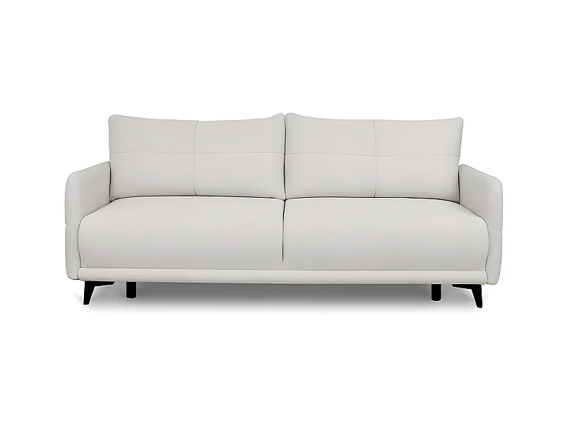 Canapé convertible 3 places tissu ZATEN NEVE03 210x99cm Beige clair