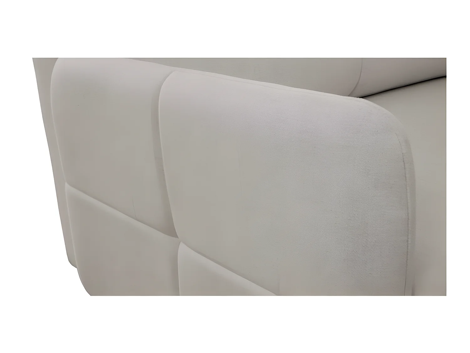 Canapé convertible 3 places tissu ZATEN NEVE13 210x99cm ton beige