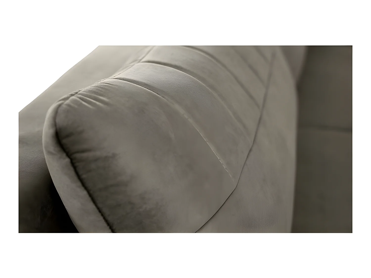 Canapé convertible 3 places tissu LAZIO 3DL293 210x99cm Velour Marron clair