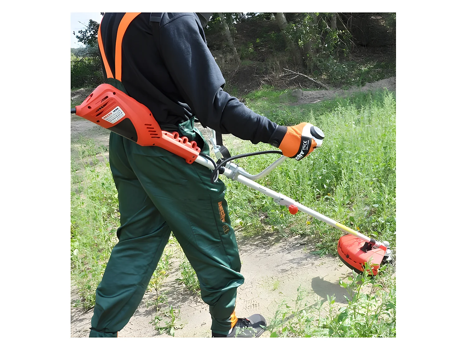 Hecht jardin 1445 Debroussailleuse electrique 1400W BB LOISIR