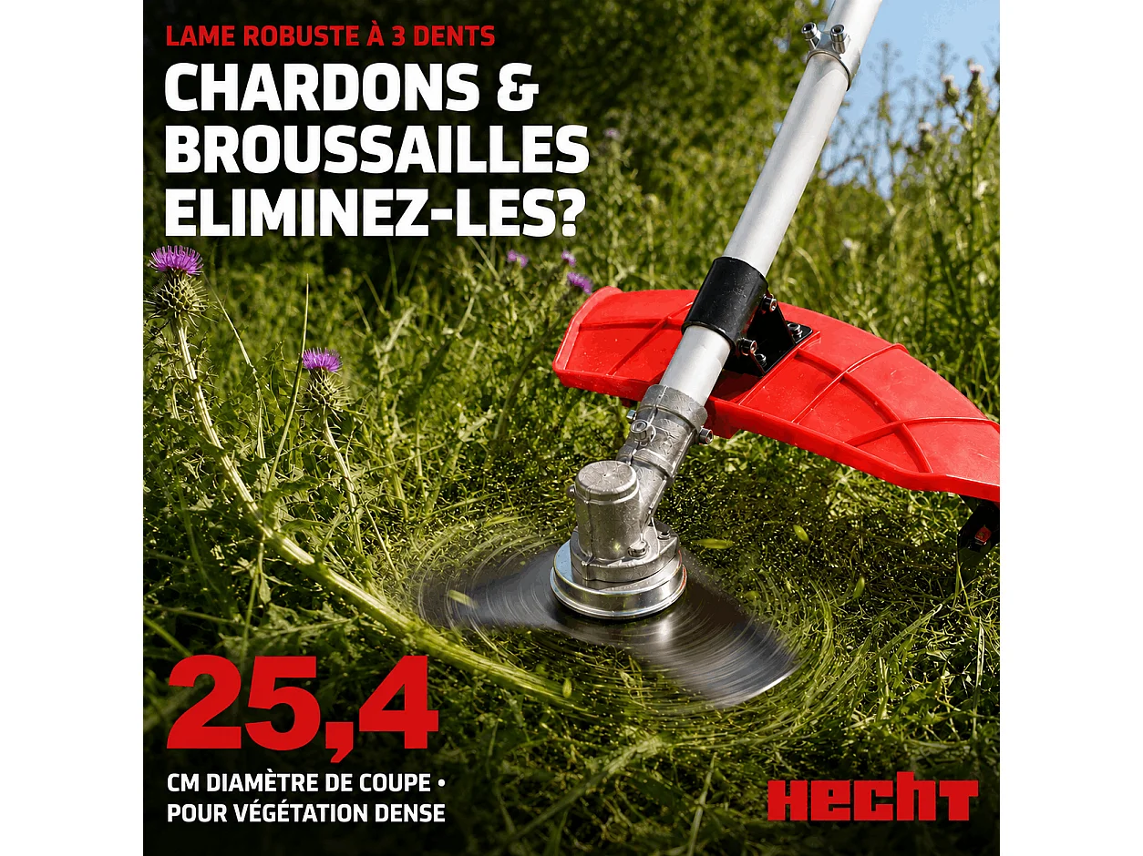 Hecht jardin 1445 Debroussailleuse electrique 1400W BB LOISIR
